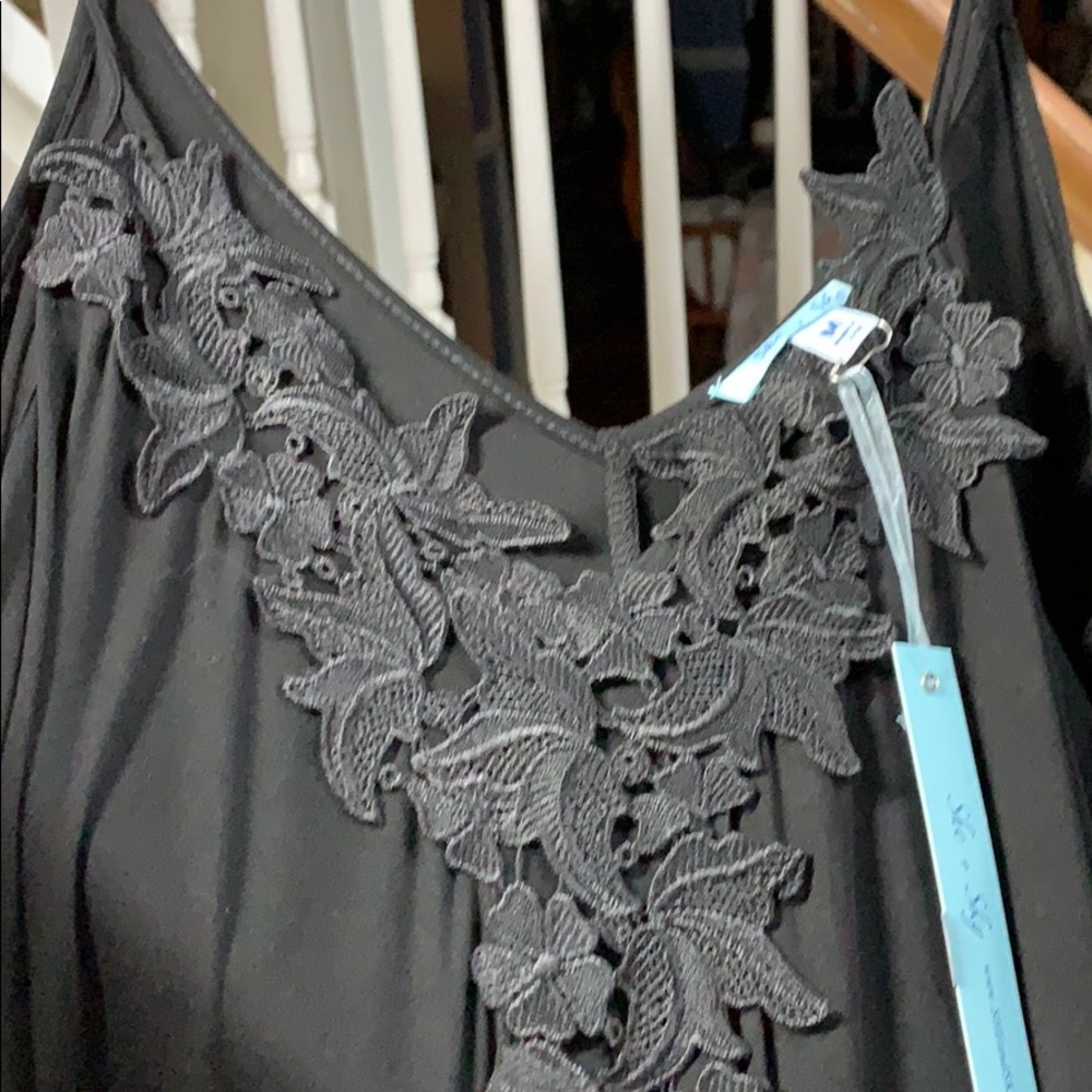 She + Sky Black Date Dress